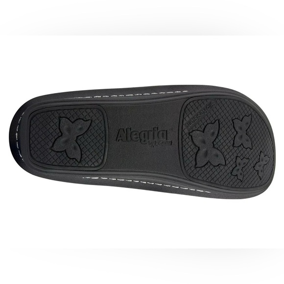 Alegria by PG Lite Debra slip on Black Embossed Shoes size EU 37/ US 7 - Picture 3 of 14